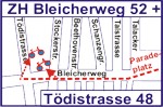 Karte Zürich