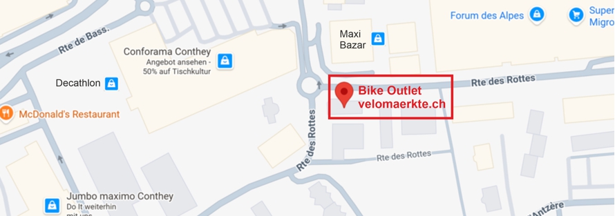 Veloshop Route des Rottes 24 Conthey Sion